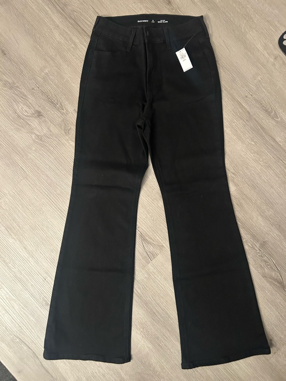 Old Navy High Rise Black Flare Jeans